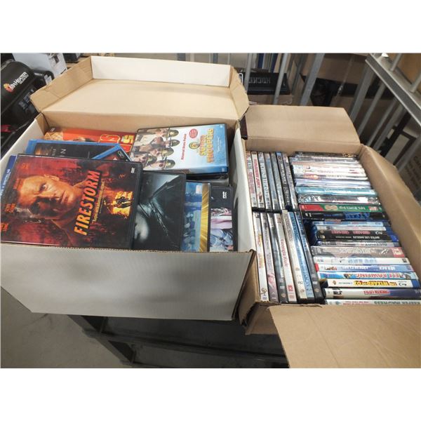 3 Boxes Of Assorted DVD Movies