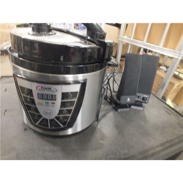 Pressure Cooker & Laptop Speakers