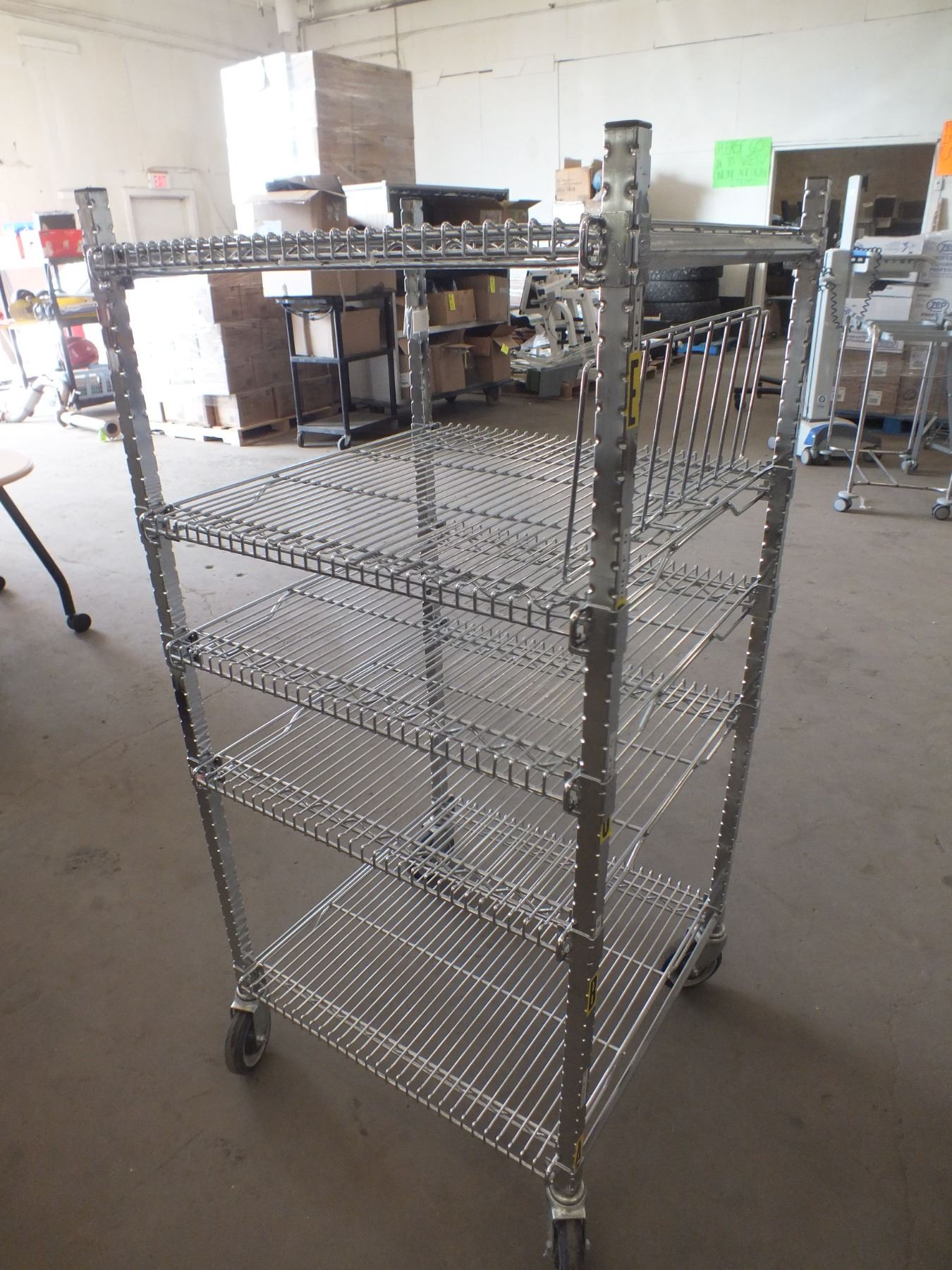 Stainless Steel Rack On Wheels