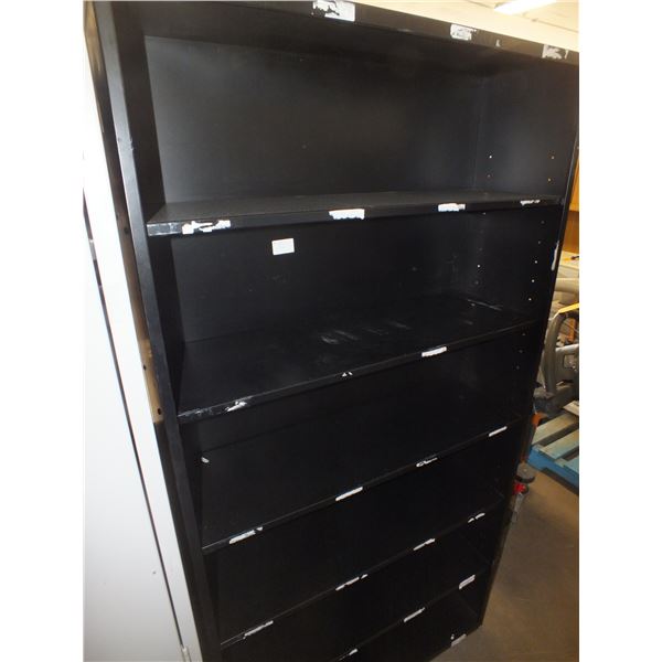 Black Metal Storage Shelf