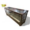 Image 3 : Vintage Elongated Oak Display Case