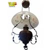 Image 2 : Vintage Parker Hanging Kerosene Lamp With Hand Painted Shade