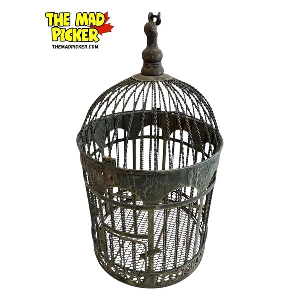 Vintage Hanging Bird Cage