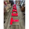 Image 12 : Rare Vintage Texaco Letters Light Up Sign