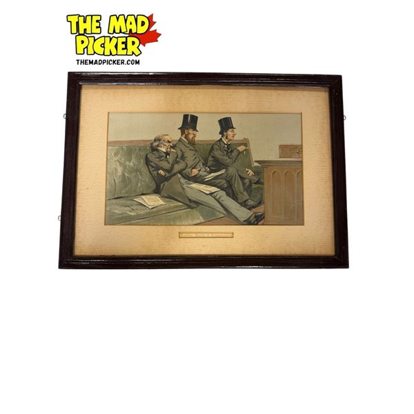 Vintage "Babble, Birth, & Brummagem Print