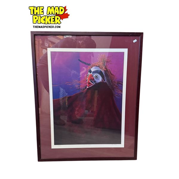 1991 Ron Stacy Signed First Nations "Grouse Caller" L.E.P 149/350