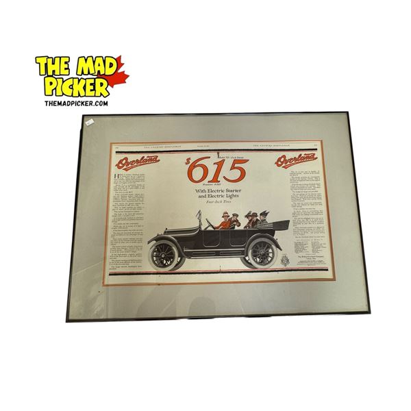 1915 Overland Roadster Advertisement
