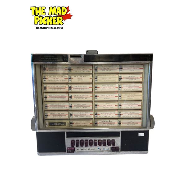 Vintage Rock-Ola No. 506 Jukebox Remote Selector Wall Box