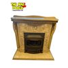 Image 1 : Extremely Rare Vintage Porcelain Tile Cherub Accent Electric Fireplace