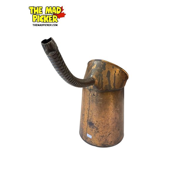 Vintage Gall Copper Oil Jug