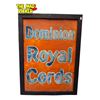 Image 1 : Vintage Dominion Royal Cords Advertising Tin Sign