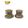 Image 4 : 2x Vintage Brass Body Car Lights With Bevelled Glass Window