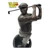 Image 2 : Vintage Bronze Golfer Statue