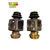 Image 4 : Pair Of 1910 C.M. Hall Brass Carriage Side Lamps Model 114-E