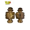 Image 2 : Pair Of Antique Knicker Bocker Brass Goods Carriage Side Lamps