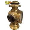 Image 2 : Antique Atwood-Castle Co. Brass Carriage Lamp Model 120AX