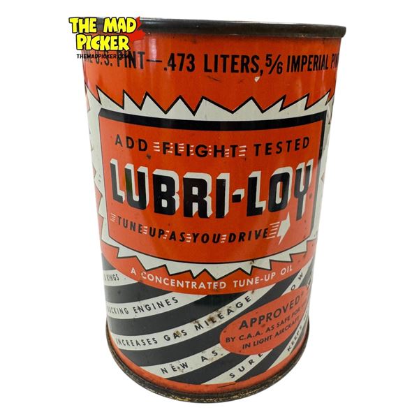 Vintage Lubri-Loy 1 Pint Can (Full)