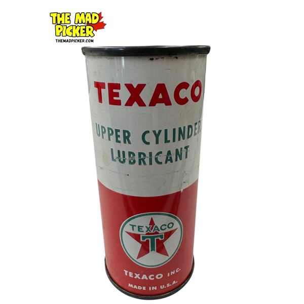Vintage Texaco Upper Cylinder Lubricant Can (Full)