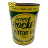 Image 3 : Vintage Super Rocket Motor Oil Quart Can