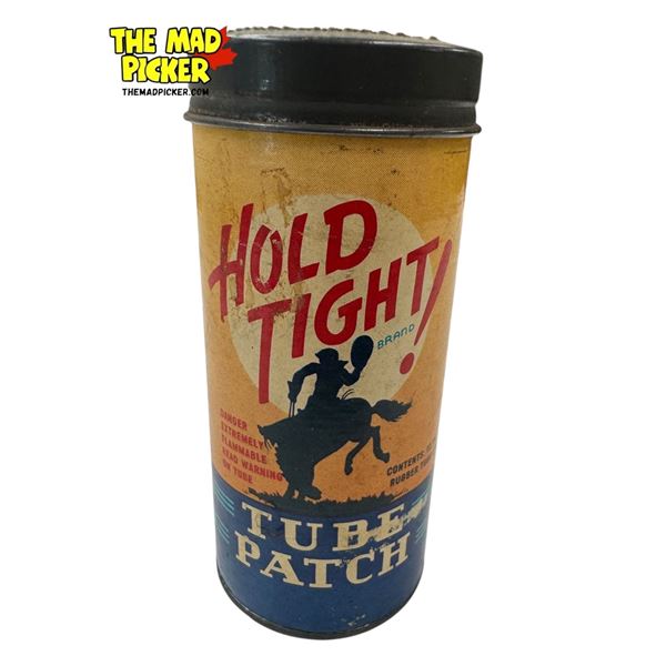 Vintage Hold Tight! Tube Patch Container