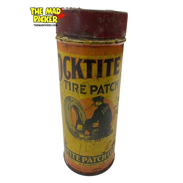 Vintage Locktite Tire Patch Container