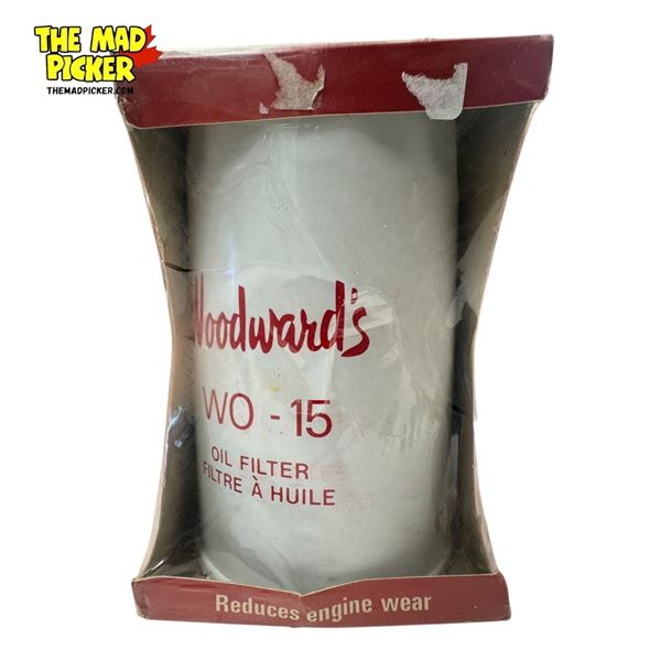 Vintage N.O.S. Woodward's WO-15 Oil Filter