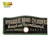 Image 1 : Vintage Hydraulic Brake Cylinders Carboard Portion Advertising Sign
