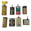 Image 2 : 8x Vintage Tins: BP, Spedit, Atlas, Whiz, Singer, Motormaster, & Bombardier