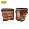 Image 1 : 2x Vintage Collectibles: Shamrock Pure Lard Tin & B.F. Goodrich Patch Units