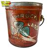 Image 2 : 2x Vintage Collectibles: Shamrock Pure Lard Tin & B.F. Goodrich Patch Units