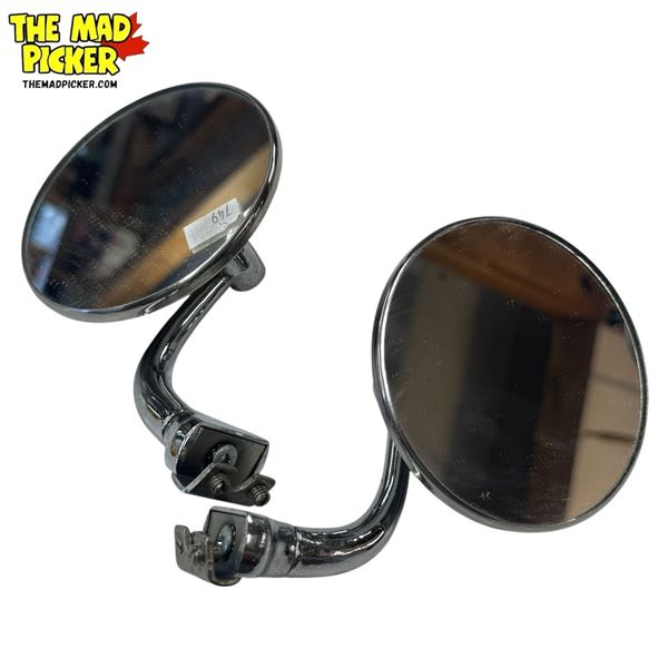 Vintage Curved Neck Car Side Mirrors