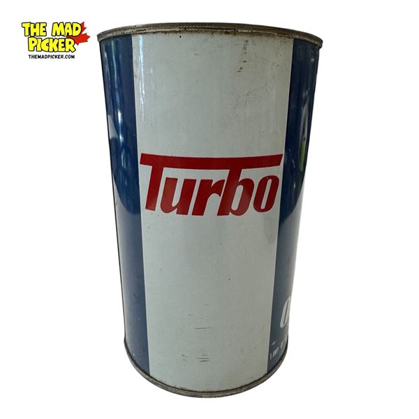 Vintage Turbo Oil Quart Can