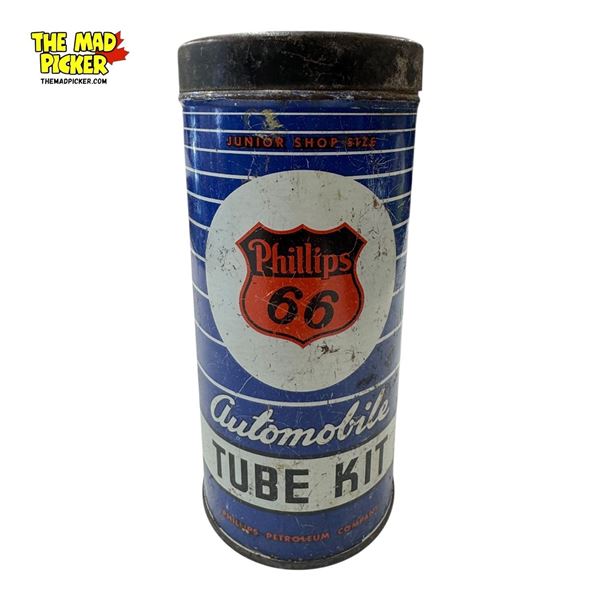 Vintage Phillips 66 Automobile Tube Kit Can