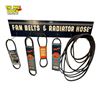 Image 2 : Vintage Firestone Fan Belts & Radiator Hose Store Advertisement Display Rack