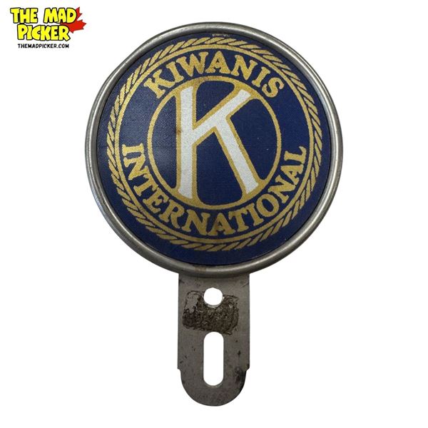 Vintage Kiwanis International License Plate Topper
