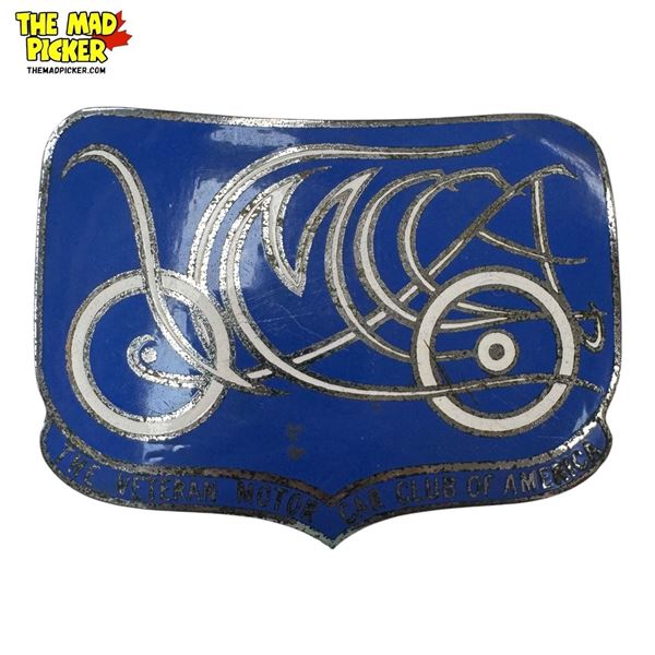 Vintage Enamelled "The Veteran Motor Car Club Of America" Emblem