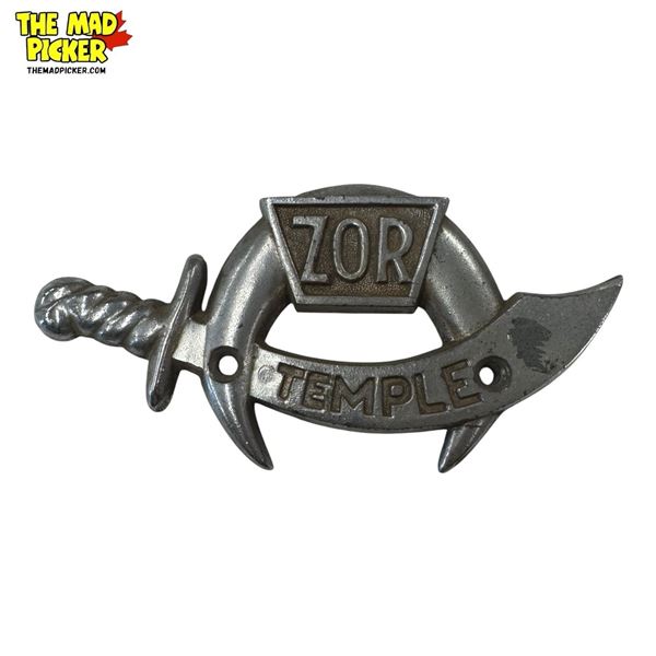 Vintage Zor Temple Sword In Cresent Moon Emblem