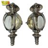 Image 1 : 2x Very Scarce Antique Hearse Horse Carriage Lanterns