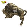 Image 4 : Vintage Gold Tone Buffalo Car Mascot Hood Ornament
