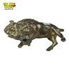 Image 5 : Vintage Gold Tone Buffalo Car Mascot Hood Ornament