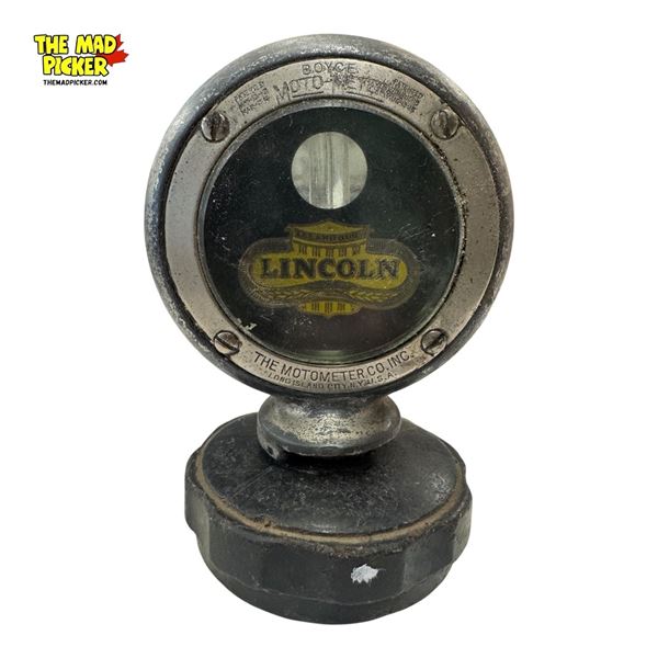 Vintage Lincoln Boyce Moto Meter