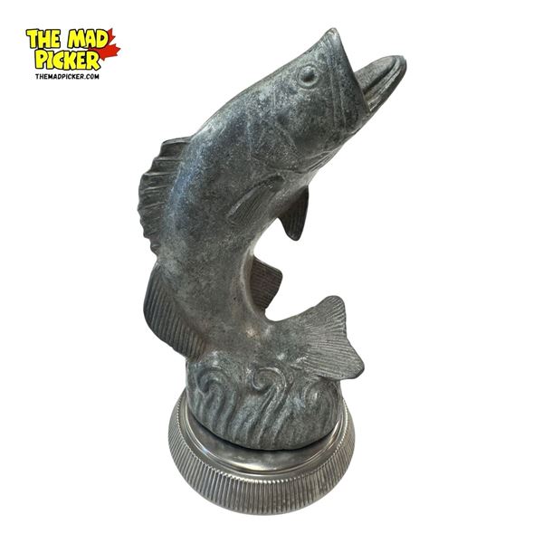 Vintage Pewter Bass Fish Figurine