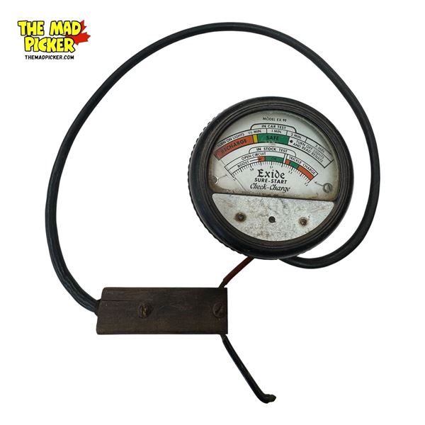 Vintage Exide Sure-Start Check-Charge Model EX 90