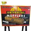 Image 2 : Incredible Vintage Universal Mufflers Authorized Distributor Rack With 2 Mufflers