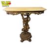 Image 1 : Vintage Hollywood Regency Era Marble Top Hall Table With Cherub Detail