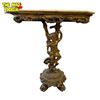 Image 3 : Vintage Hollywood Regency Era Marble Top Hall Table With Cherub Detail