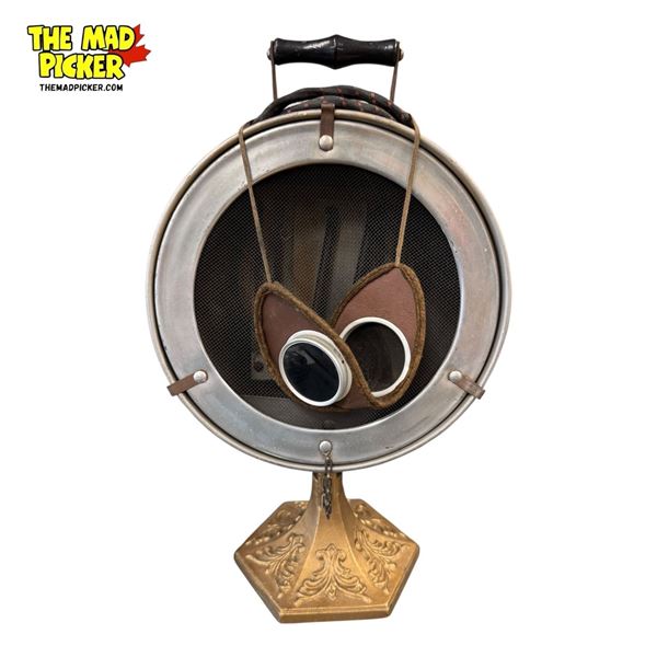 Vintage Opal Mfg. Co Table Top Tanning Machine With Safety Goggles