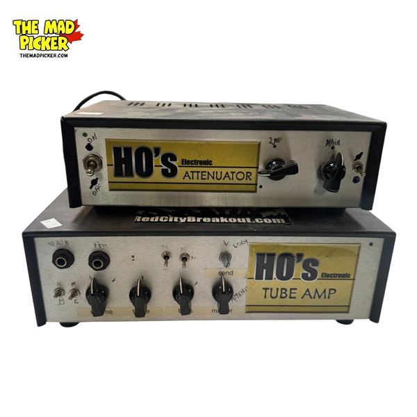 2x Vintage Ho's Electronics: Tube Amp & Attenuator
