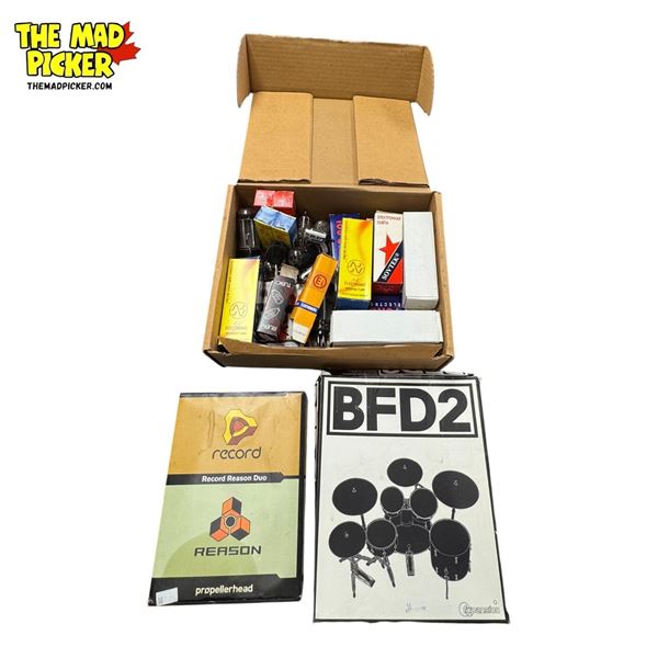 Assorted Insturment Tools: Tubes, Record Reason Duo, & BFD2