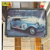 Image 3 : Vintage Framed Rolls Royce Mirror Back 1928 Phantom 1 Advertising Sign